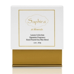Aromaterapeutyczna świeca sojowa Saphira Luxury Signature Candle SAFCANDLE, 260 g