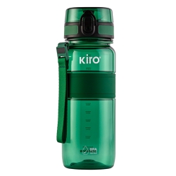 Butelka Kiro KI5029FG 750 ml Tritan z sitkiem ciemnozielona