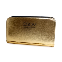 Etui na 4 nożyczki fryzjerskie OSOM Professional Gold Scissor Case OSOMCASEGOLD – złote