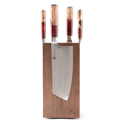 Magnetyczny stojak na noże KAMAZAKI KZI2258GR – drewno kauczukowe