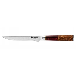 Nóż do odkostniania Kamazaki KZI207KN, ostrze 15 cm – stal damasceńska z rdzeniem VG-10