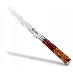 Nóż do odkostniania Kamazaki KZI207KN, ostrze 15 cm – stal damasceńska z rdzeniem VG-10