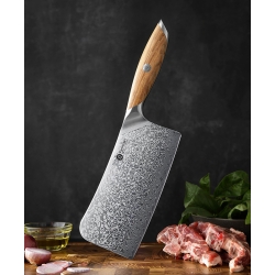 Nóż do kości Kamazaki Bone Chopper KZ46KN, 18 cm – stal damasceńska