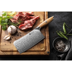Nóż do kości Kamazaki Bone Chopper KZ46KN, 18 cm – stal damasceńska