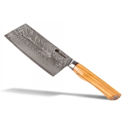 Nóż szefa kuchni Kamazaki KZI306KN, ostrze 17,5 cm – stal damasceńska z rdzeniem AUS10