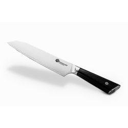 Nóż Santoku Kamazaki KZI006KN, ostrze 18 cm – 67-warstwowa stal damasceńska