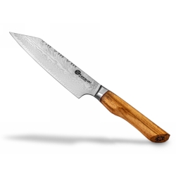Nóż Bunka Kamazaki KZI303KN, ostrze 18 cm – stal damasceńska z rdzeniem AUS10
