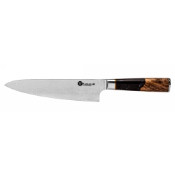 Nóż szefa kuchni Kamazaki Chef KZI104KN, ostrze 20 cm – stal damasceńska