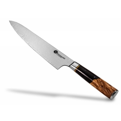 Nóż szefa kuchni Kamazaki Chef KZI104KN, ostrze 20 cm – stal damasceńska