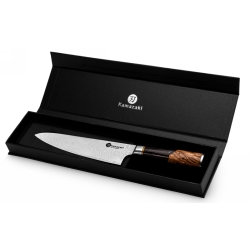 Nóż szefa kuchni Kamazaki Chef KZI104KN, ostrze 20 cm – stal damasceńska