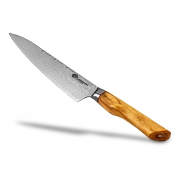 Nóż szefa kuchni Kamazaki Chef KZI301KN, ostrze 20 cm – stal damasceńska z rdzeniem AUS10