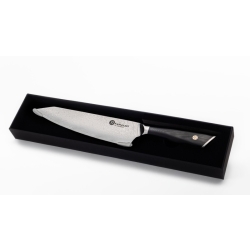 Nóż szefa kuchni Kamazaki KZI005KN, ostrze 20 cm – stal damasceńska