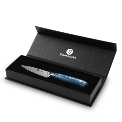 Nóż do obierania Kamazaki Pairing Knife KZI403KN, ostrze 9 cm – stal damasceńska
