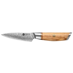Nóż do obierania Kamazaki Paring Knife KZ40KN, 9 cm – stal damasceńska