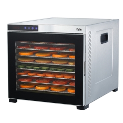 Profesjonalna suszarka do owoców i grzybów Zyle ZYPROMAX, 10 tac, 1100 W, stal nierdzewna