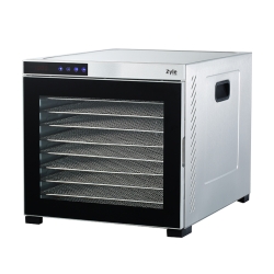 Profesjonalna suszarka do owoców i grzybów Zyle ZYPROMAX, 10 tac, 1100 W, stal nierdzewna