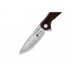 Nóż składany Kamazaki KZI23004 – stal damasceńska VG10, 67 warstw
