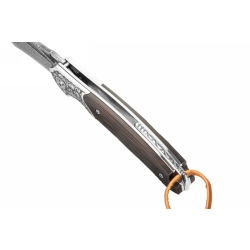 Nóż składany damasceński Kamazaki KZI23056 – stal VG10, 67 warstw