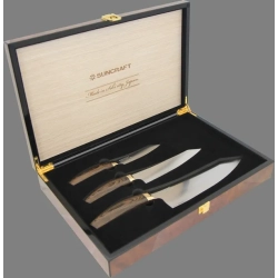 Zestaw japońskich noży Suncraft ELEGANCIA KSK SET3