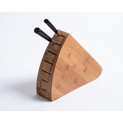 Stojak na noże Suncraft Bamboo MU-201 – bambusowy, na 7 noży