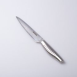 Nóż uniwersalny Suncraft SN59301, ostrze 13 cm – stal damasceńska z rdzeniem VG-10