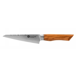 Nóż uniwersalny Kamazaki KZI305KN, ostrze 15 cm – stal damasceńska z rdzeniem AUS10