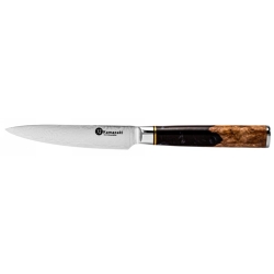 Nóż uniwersalny Kamazaki KZI101KN, ostrze 13 cm – stal damasceńska VG-10