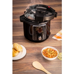 Multicooker Zyle ZY006MC 2w1 – Szybkowar Elektryczny z Frytkownicą Beztłuszczową Air Fryer, Garnek ze Stali Nierdzewnej SUS304, 6 L