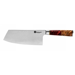 Zestaw 8 noży kuchennych Kamazaki KZI200SET – stal damasceńska, rdzeń VG10