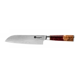 Zestaw 8 noży kuchennych Kamazaki KZI200SET – stal damasceńska, rdzeń VG10