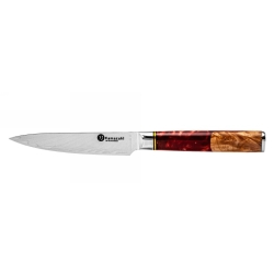 Zestaw 8 noży kuchennych Kamazaki KZI200SET – stal damasceńska, rdzeń VG10