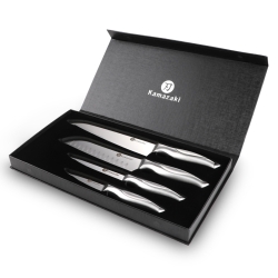 Zestaw 4 noży kuchennych KAMAZAKI KZI600SET – stal nierdzewna 5Cr15MoV