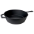 Emaliowany żeliwny garnek do pieczenia Zyle, czarny, ZY226BKI, dwuczęściowy, Ø26 cm