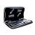 Etui na 4 nożyczki fryzjerskie OSOM Professional Silver Scissor Case OSOMCASESILV – srebrne