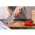 Nóż Kamazaki Cleaver KZI201KN, ostrze 19 cm – stal damasceńska, rdzeń VG-10