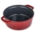 Okrągły emaliowany garnek żeliwny Zyle ZY01RKI Ø27 cm, 5 l, czerwony