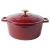 Okrągły emaliowany garnek żeliwny Zyle ZY020RKI, czerwony, Ø 27 cm, 6 l