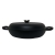 Okrągły emaliowany garnek żeliwny Zyle ZY030CBKI Ø30 cm, 3,5 l, czarny