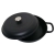 Okrągły emaliowany garnek żeliwny Zyle ZY030CBKI Ø30 cm, 3,5 l, czarny
